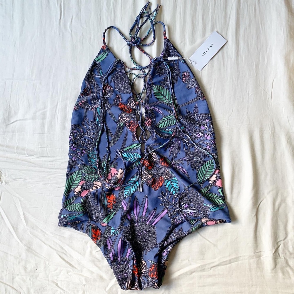 AILA blue one piece